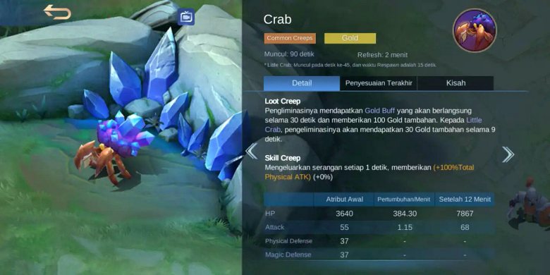 river crab mobile legends